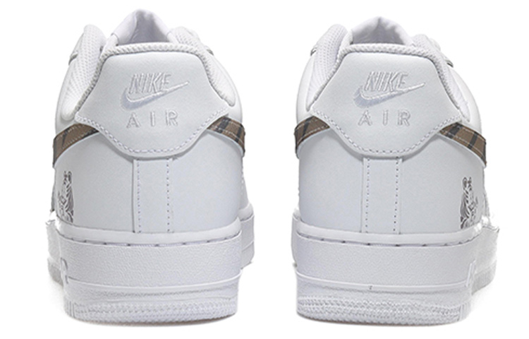Purchase Zapatillas Nike Air Force 1 Low 'Blanco-Marrón Rayas Tigre Swoosh' CW2288-111(Team10-潮流萌虎男纯白QD)