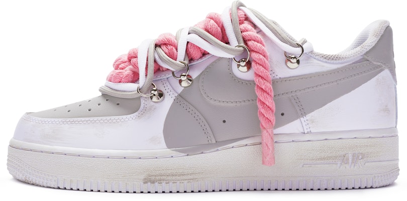 【定制球鞋】 Nike Air Force 1 Low 07 空軍一號 T10 特殊鞋盒 雙鞋帶 低筒 板鞋 男款 白灰 Buy 【定制球鞋】 Nike Air Force 1 Low 07 空軍一號 T10 特殊鞋盒 雙鞋帶 低筒 板鞋 男款 白灰