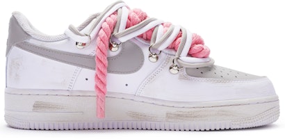 【定制球鞋】 Nike Air Force 1 Low 07 空軍一號 T10 特殊鞋盒 雙鞋帶 低筒 板鞋 男款 白灰 Order 【定制球鞋】 Nike Air Force 1 Low 07 空軍一號 T10 特殊鞋盒 雙鞋帶 低筒 板鞋 男款 白灰