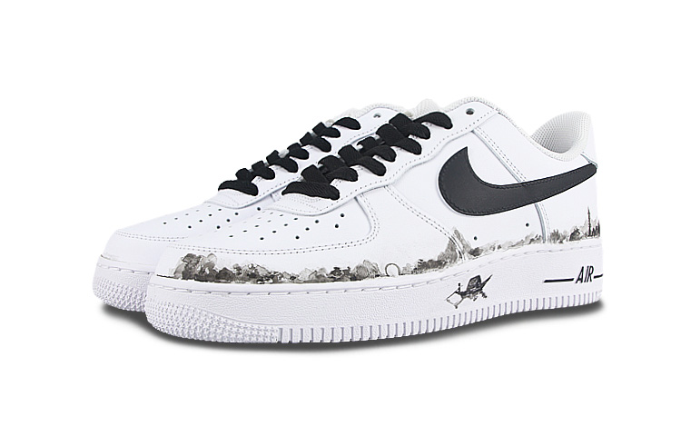 Lookbook [Zapatillas Personalizadas] Nike Air Force 1 Low 'Blanco Negro - Light Sail' CW2288-111-445558