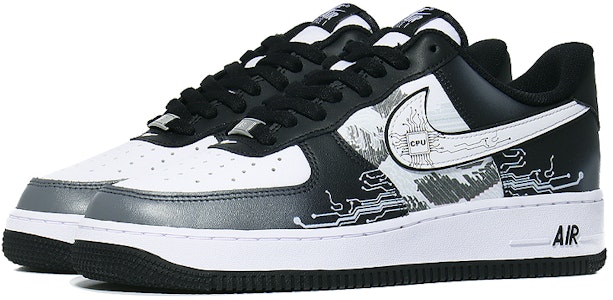 나이키 에어포스 1 로우 '화흑 AI' (Nike Air Force 1 Low '화흑 AI') DV0788-001(Team10-AI-电子元件) Lookbook 나이키 에어포스 1 로우 '화흑 AI' (Nike Air Force 1 Low '화흑 AI') DV0788-001(Team10-AI-电子元件)