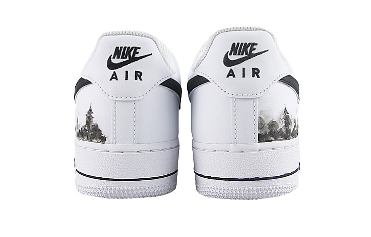 Shop [Zapatillas Personalizadas] Nike Air Force 1 Low 'Blanco Negro - Light Sail' CW2288-111-445558