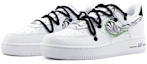 Lookbook 【訂製球鞋】Nike Air Force 1 Low 簡約 摩爾紋 條紋 斑馬 低筒 球鞋 男款 白黑