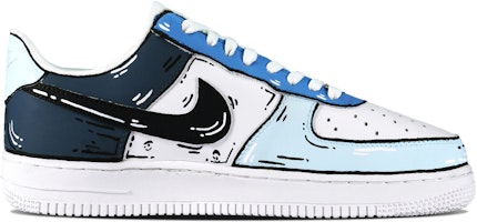 나이키 에어포스 1 로우 '화이트 블루 애니 하늘' (Nike AF1 로우 '화이트 블루 애니') CW2288-111(Team84-二次元天空男款) Order 나이키 에어포스 1 로우 '화이트 블루 애니 하늘' (Nike AF1 로우 '화이트 블루 애니') CW2288-111(Team84-二次元天空男款)