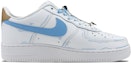 Order 【定制球鞋】Nike Air Force 1 Low 塗鴉 掛件 低幫 板鞋 GS 白藍