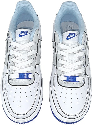 【客製化球鞋】 Nike Air Force 1 Low 二次元線條 個性塗鴉 位置結構 低筒 板鞋 GS 白藍 Shop 【客製化球鞋】 Nike Air Force 1 Low 二次元線條 個性塗鴉 位置結構 低筒 板鞋 GS 白藍