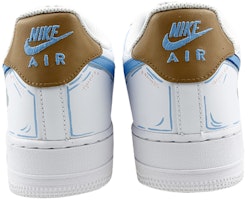 【定制球鞋】Nike Air Force 1 Low 塗鴉 掛件 低幫 板鞋 GS 白藍 Purchase 【定制球鞋】Nike Air Force 1 Low 塗鴉 掛件 低幫 板鞋 GS 白藍