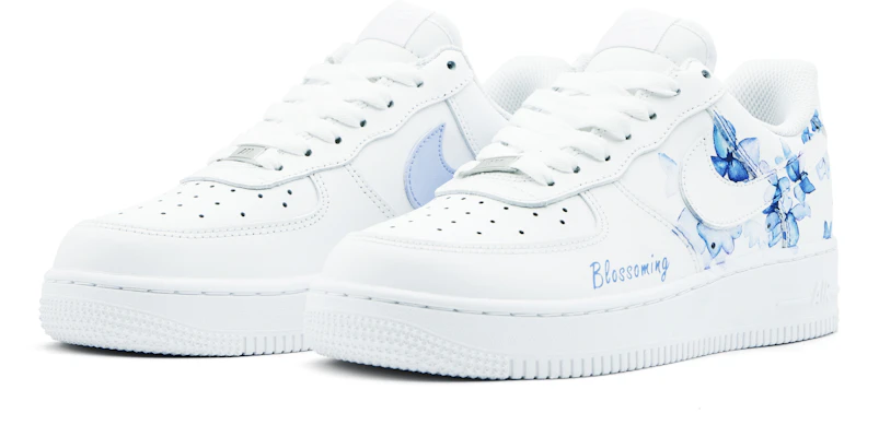 Zapatillas Nike Air Force 1 Low 'Blanco Azul Porcelana Mariposa' CW2288-111(Team51-男款青花蝶) Lookbook Zapatillas Nike Air Force 1 Low 'Blanco Azul Porcelana Mariposa' CW2288-111(Team51-男款青花蝶)