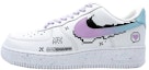 Buy 나이키 에어포스 1 로우 '화이트 블루 퍼플 그라데이션' (커스텀) CW2288-111(TEAM64-男款情侣系列)