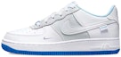 Cheap 【定制球鞋】Nike Air Force 1 Low 禮盒 雙鉤改色 海星 塗鴉 簡約 清新 布標 低幫 板鞋 GS 白藍