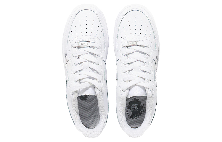 Shop [Kasut Custom] Nike Air Force 1 Rendah 'White Crane' DH2920-111(Team10--仙鹤松针QD)