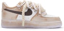 Order カスタム Nike Air Force 1 Low 白/濃茶 CW2288-111(TeamR-男款''T10''深棕)