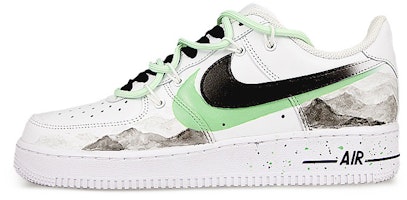 【カスタムシューズ】ナイキ エアフォース 1 ロー 'ホワイト グリーンマウンテントップ' CW2288-111(Team58-双钩岳男) Buy 【カスタムシューズ】ナイキ エアフォース 1 ロー 'ホワイト グリーンマウンテントップ' CW2288-111(Team58-双钩岳男)