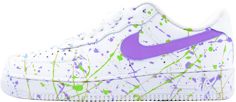 나이키 에어포스 1 로우 '화이트 그린 퍼플' (커스텀) CW2288-111(Team48-色彩跳动绿紫) Buy 나이키 에어포스 1 로우 '화이트 그린 퍼플' (커스텀) CW2288-111(Team48-色彩跳动绿紫)