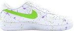 Order 나이키 에어포스 1 로우 '화이트 그린 퍼플' (커스텀) CW2288-111(Team48-色彩跳动绿紫)