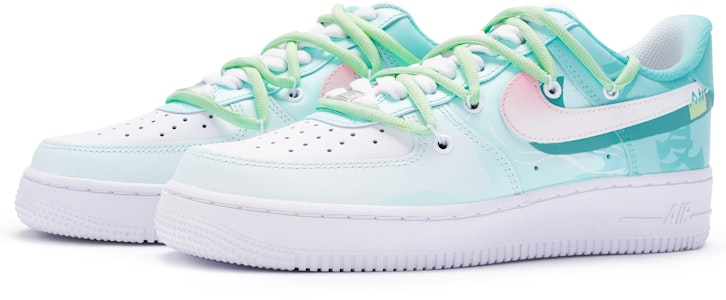 【定制球鞋】 Nike Air Force 1 Low 立夏 節氣系列 新中式 解構 低幫 板鞋 男款 白綠粉 Lookbook 【定制球鞋】 Nike Air Force 1 Low 立夏 節氣系列 新中式 解構 低幫 板鞋 男款 白綠粉