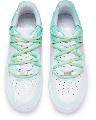 【定制球鞋】 Nike Air Force 1 Low 立夏 節氣系列 新中式 解構 低幫 板鞋 男款 白綠粉 Shop 【定制球鞋】 Nike Air Force 1 Low 立夏 節氣系列 新中式 解構 低幫 板鞋 男款 白綠粉