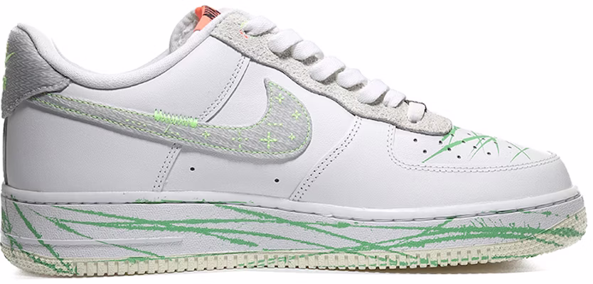 【カスタムシューズ】ナイキ エア フォース 1 ロー「ホワイトグレースプラッター」 FB1853-111(Team10-绿色泼墨QD) Order 【カスタムシューズ】ナイキ エア フォース 1 ロー「ホワイトグレースプラッター」 FB1853-111(Team10-绿色泼墨QD)