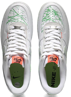 【カスタムシューズ】ナイキ エア フォース 1 ロー「ホワイトグレースプラッター」 FB1853-111(Team10-绿色泼墨QD) Shop 【カスタムシューズ】ナイキ エア フォース 1 ロー「ホワイトグレースプラッター」 FB1853-111(Team10-绿色泼墨QD)