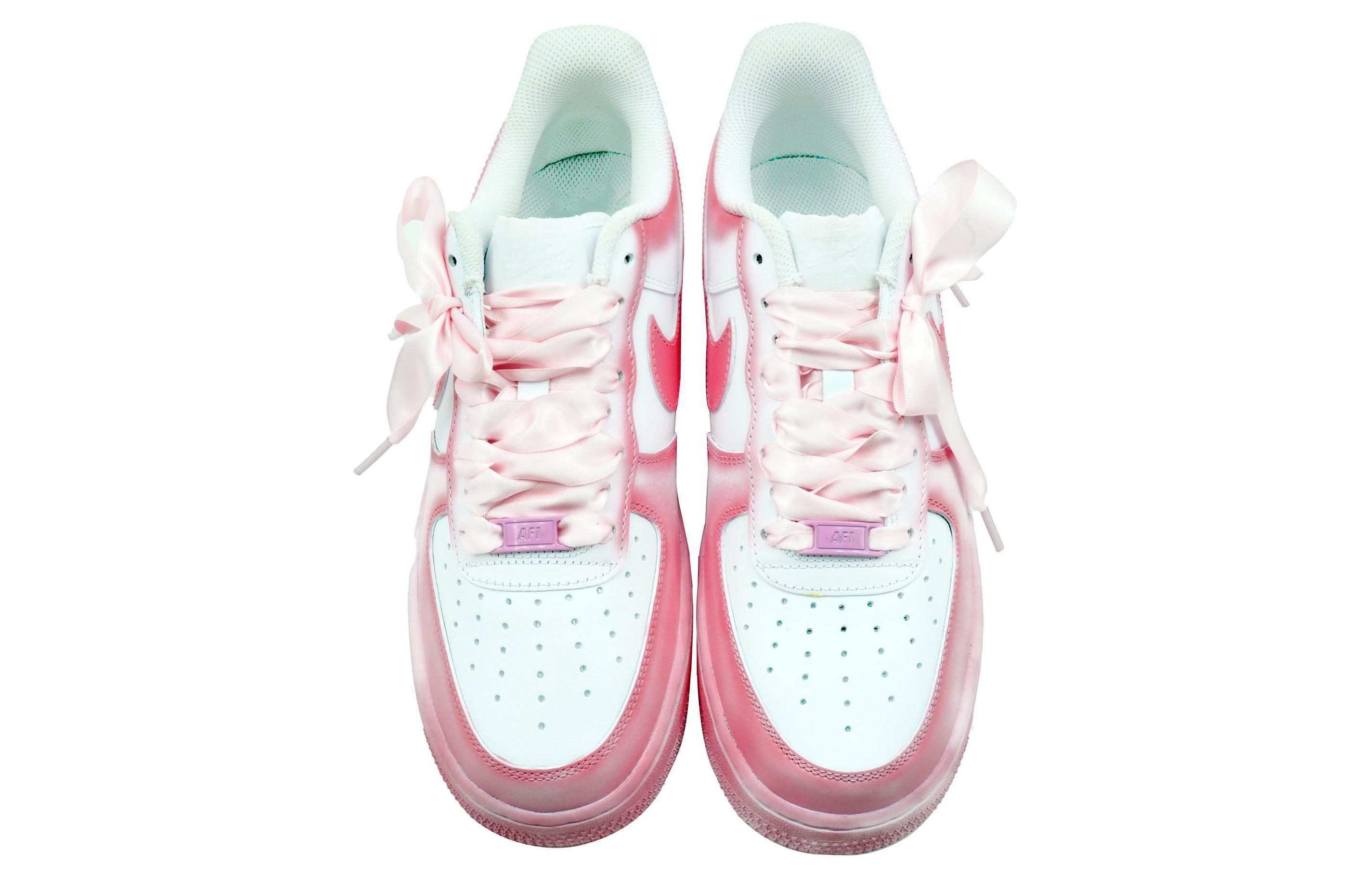 Purchase [Kasut Kastam] Nike Air Force 1 Low 'Putih Merah Jambu - Hati' DH2920-111(Team113-爱乐之心)