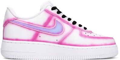 【訂製球鞋】Nike Air Force 1 Low 空軍一號 潮流 簡約 噴繪 小飛勾 低筒 板鞋 男款 白粉紫 Order 【訂製球鞋】Nike Air Force 1 Low 空軍一號 潮流 簡約 噴繪 小飛勾 低筒 板鞋 男款 白粉紫