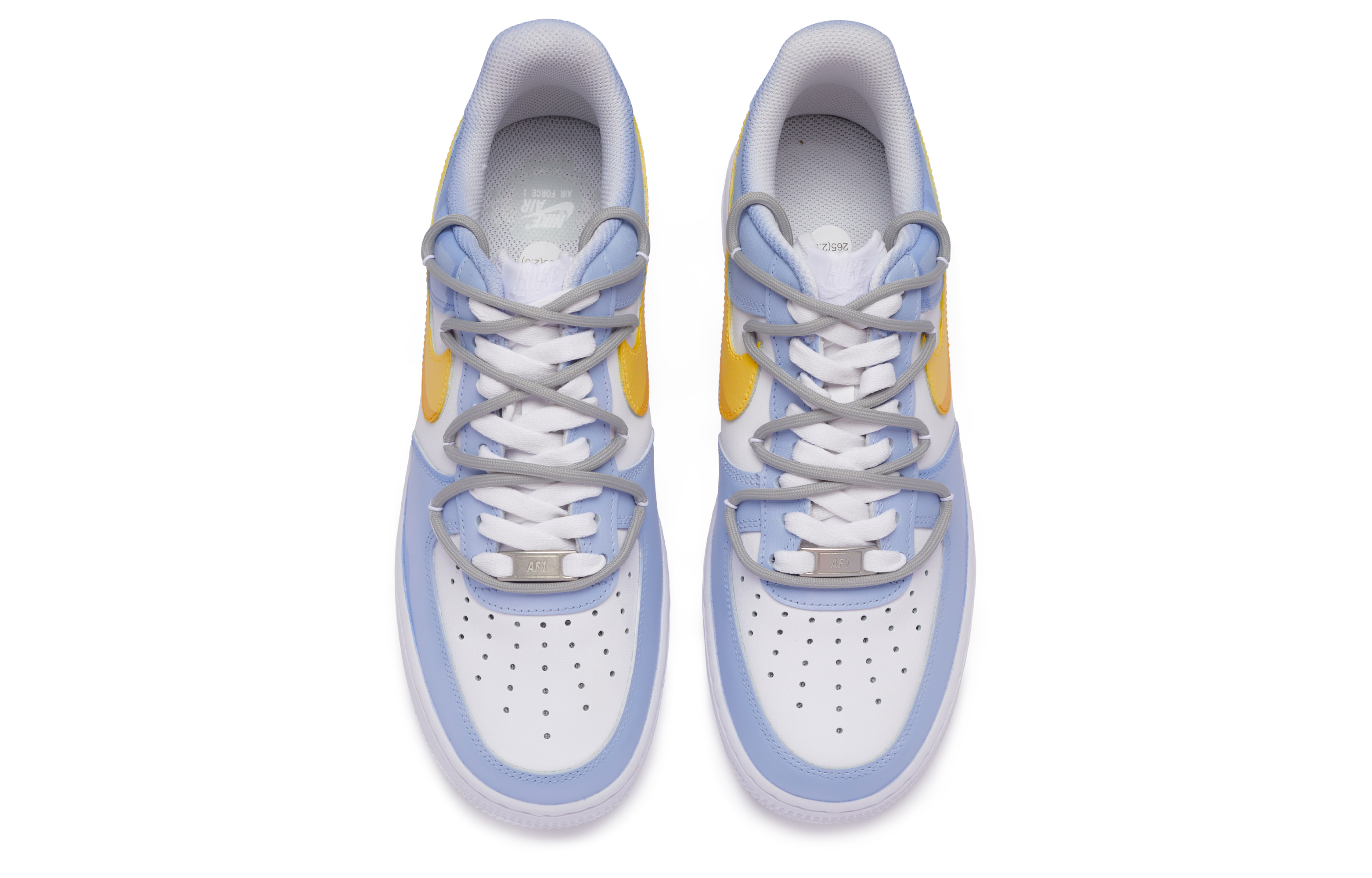 Shop Zapatillas Nike Air Force 1 Low 'Blanco Morado Amarillo BIGNIU Gabumon' DH2920-111(TeamR-女款加布兽)