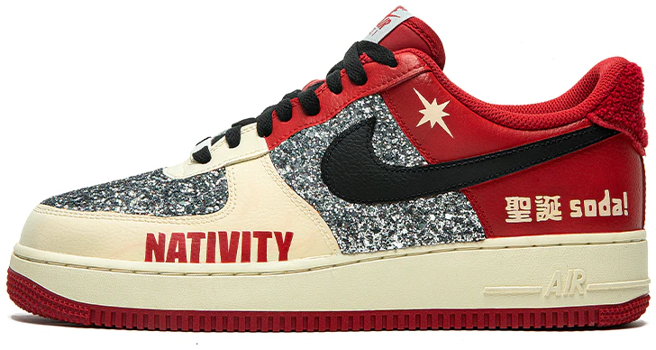 custom-shoes-nike-air-force-1-low-white-red-distressed