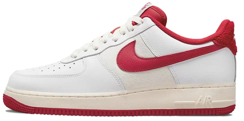 【定制球鞋】 Nike Air Force 1 Low 空軍一號 野鶴製造 亮閃 做舊 低幫 板鞋 男款 白紅 Details for 【定制球鞋】 Nike Air Force 1 Low 空軍一號 野鶴製造 亮閃 做舊 低幫 板鞋 男款 白紅