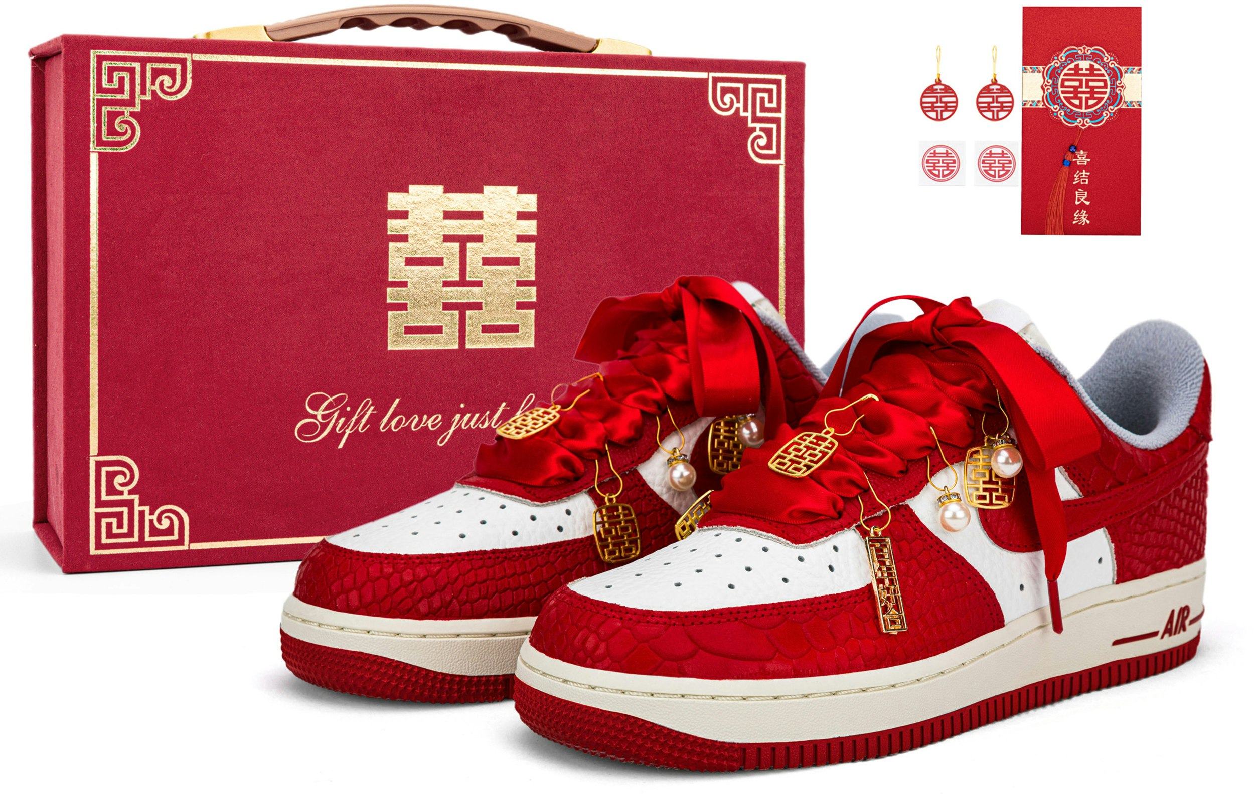 custom-shoes-nike-air-force-1-low-white-red-dragon-scale
