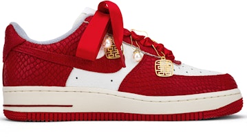 【訂製球鞋】Nike Air Force 1 秀禾婚鞋 百年好合 龍鱗紋 手繪 絲綢 喜慶百搭 低筒 板鞋 男女同款 白紅 Lookbook 【訂製球鞋】Nike Air Force 1 秀禾婚鞋 百年好合 龍鱗紋 手繪 絲綢 喜慶百搭 低筒 板鞋 男女同款 白紅