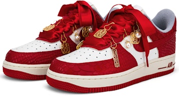 【訂製球鞋】Nike Air Force 1 秀禾婚鞋 百年好合 龍鱗紋 手繪 絲綢 喜慶百搭 低筒 板鞋 男女同款 白紅 Shop 【訂製球鞋】Nike Air Force 1 秀禾婚鞋 百年好合 龍鱗紋 手繪 絲綢 喜慶百搭 低筒 板鞋 男女同款 白紅