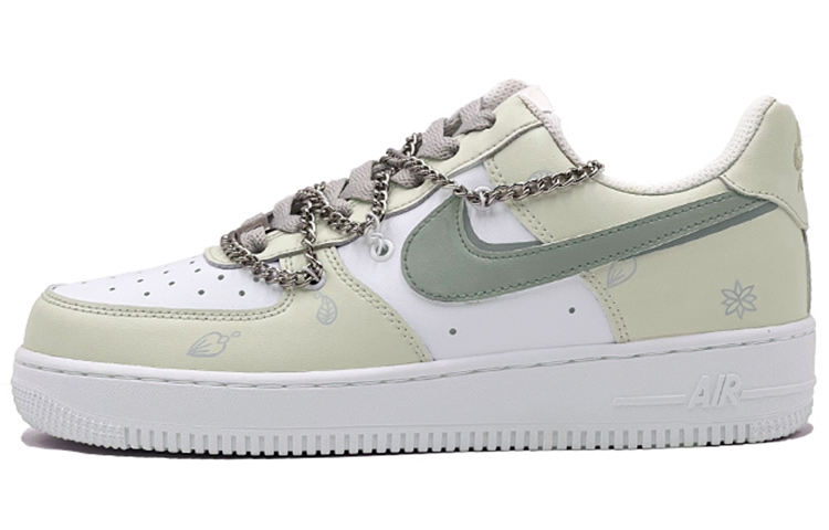 [Custom Shoes] Nike Air Force 1 Low 'White Yellow Floral Campus'