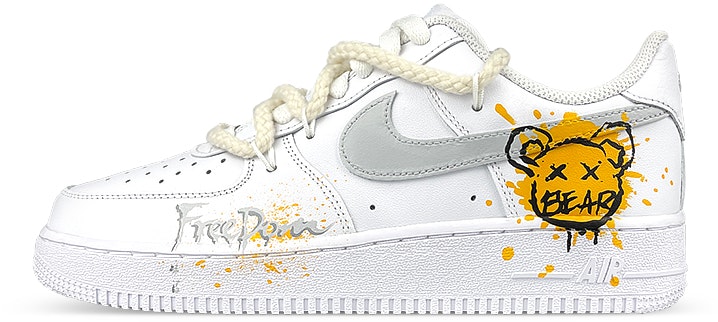 custom-shoes-nike-air-force-1-low-white-yellow-deconstructed