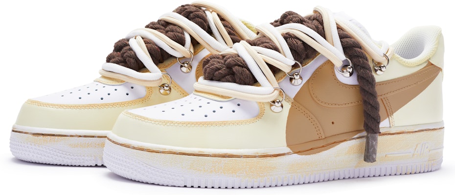 Zapatillas Nike Air Force 1 Low 'Blanco Amarillo Marrón' CW2288-111(TeamR-男款T10黄棕S-BOX) Lookbook Zapatillas Nike Air Force 1 Low 'Blanco Amarillo Marrón' CW2288-111(TeamR-男款T10黄棕S-BOX)