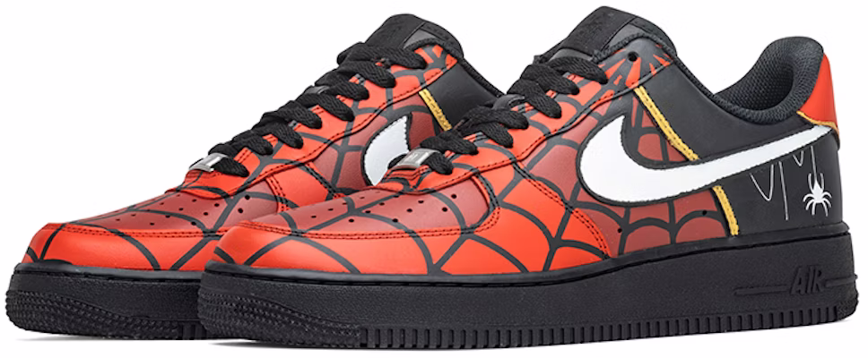 【定製球鞋】Nike Air Force 1 Low 空軍一號 野鶴製造 超級英雄定製 低幫 板鞋 男款 紅黑 Lookbook 【定製球鞋】Nike Air Force 1 Low 空軍一號 野鶴製造 超級英雄定製 低幫 板鞋 男款 紅黑