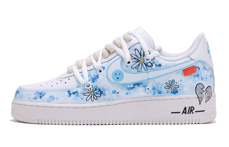 Buy [Zapatos Personalizados] Nike Air Force 1 Low 'Invierno Azul-Gris Nieve' DH2920-111(Team11-女款冬雪蓝灰)