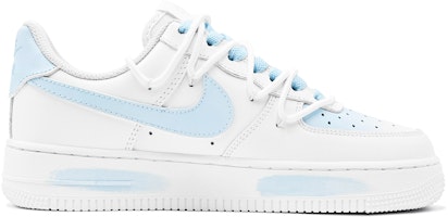 【訂製球鞋】Nike Air Force 1 Low 空軍一號 心語心願 限定鞋盒 休閒 低幫 板鞋 GS 藍白 Order 【訂製球鞋】Nike Air Force 1 Low 空軍一號 心語心願 限定鞋盒 休閒 低幫 板鞋 GS 藍白