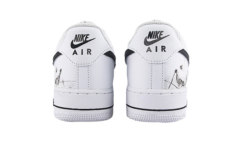 Shop [Zapatillas Personalizadas] Nike Air Force 1 Low 'Withered Lotus - Blanco Negro' CW2288-111-450496