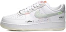 Buy 【客製化球鞋】Nike Air Force 1 Low 世界文字 潮流時尚 清新出遊 休閒 低筒 板鞋 男女同款 白灰色