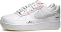 Lookbook 【客製化球鞋】Nike Air Force 1 Low 世界文字 潮流時尚 清新出遊 休閒 低筒 板鞋 男女同款 白灰色