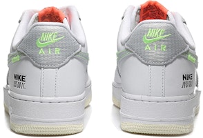 【客製化球鞋】Nike Air Force 1 Low 世界文字 潮流時尚 清新出遊 休閒 低筒 板鞋 男女同款 白灰色 Shop 【客製化球鞋】Nike Air Force 1 Low 世界文字 潮流時尚 清新出遊 休閒 低筒 板鞋 男女同款 白灰色