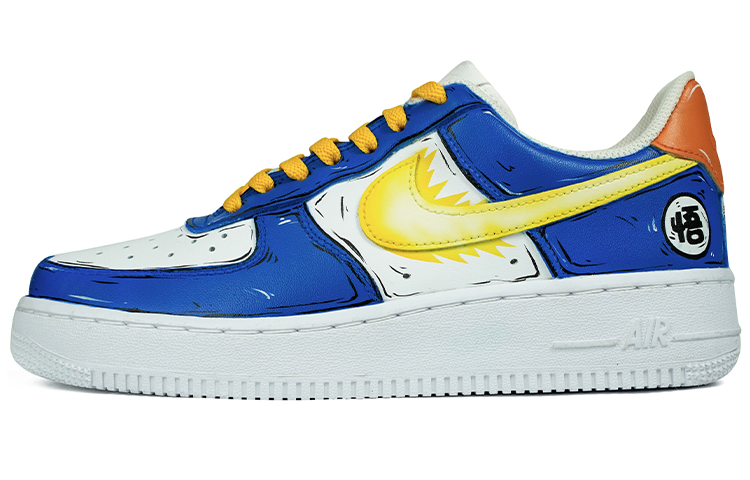 Buy カスタム エアフォース1 ロー 悟空ブルー アニメ (Kasutamu Eāfōsu1 Rō Gokū Burū Anime) CW2288-111(TeamJ-男款动漫悟空七龙珠蓝色)