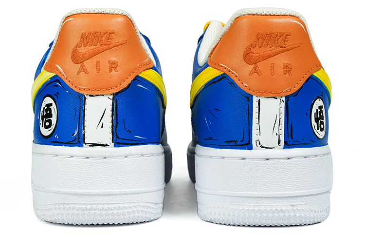 Shop カスタム エアフォース1 ロー 悟空ブルー アニメ (Kasutamu Eāfōsu1 Rō Gokū Burū Anime) CW2288-111(TeamJ-男款动漫悟空七龙珠蓝色)