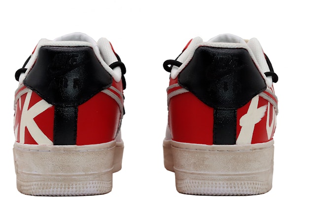 【カスタムシューズ】ナイキ エアフォース 1 ロー 'WUYA 暴力美学ブラックレッド' DH2920-111(Team52-暴力美学女款S-BOX) Shop 【カスタムシューズ】ナイキ エアフォース 1 ロー 'WUYA 暴力美学ブラックレッド' DH2920-111(Team52-暴力美学女款S-BOX)