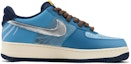Order 【客製化球鞋】 Nike Air Force 1 Low 遊戲主題客製化 疾風劍豪 風刃 做舊 低筒 板鞋 男款 白藍