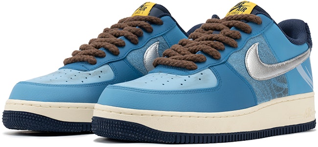 【客製化球鞋】 Nike Air Force 1 Low 遊戲主題客製化 疾風劍豪 風刃 做舊 低筒 板鞋 男款 白藍 Lookbook 【客製化球鞋】 Nike Air Force 1 Low 遊戲主題客製化 疾風劍豪 風刃 做舊 低筒 板鞋 男款 白藍