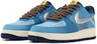 Lookbook 【客製化球鞋】 Nike Air Force 1 Low 遊戲主題客製化 疾風劍豪 風刃 做舊 低筒 板鞋 男款 白藍