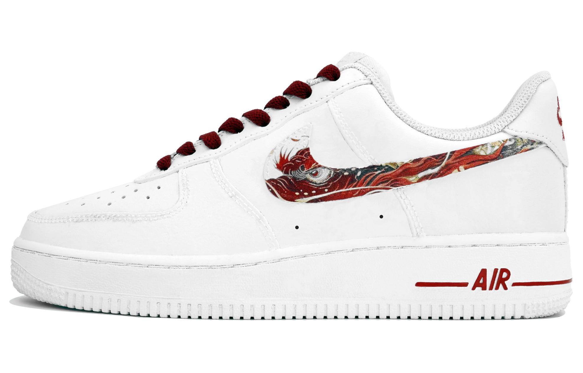 [Custom Shoes] Nike Air Force 1 Low 'Year of the Dragon CNY White Red'