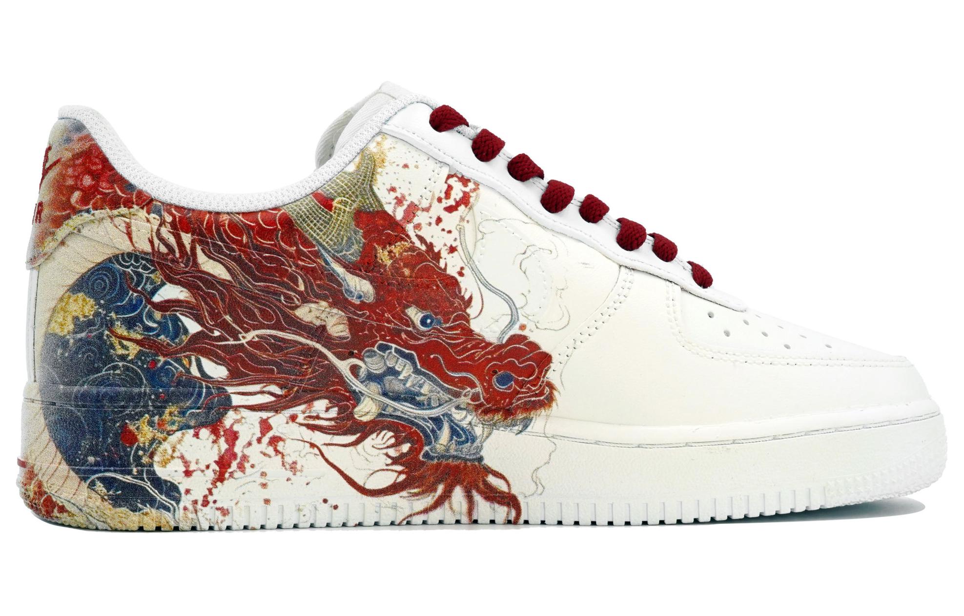 [Custom Shoes] Nike Air Force 1 Low 'Year of the Dragon CNY White Red' 圖 3