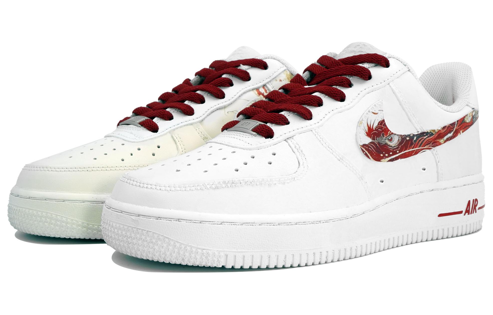 [Custom Shoes] Nike Air Force 1 Low 'Year of the Dragon CNY White Red' 圖 4